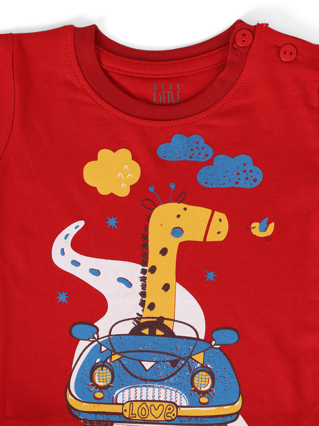 2-Pack Everyday Cotton Tees - Green & Red