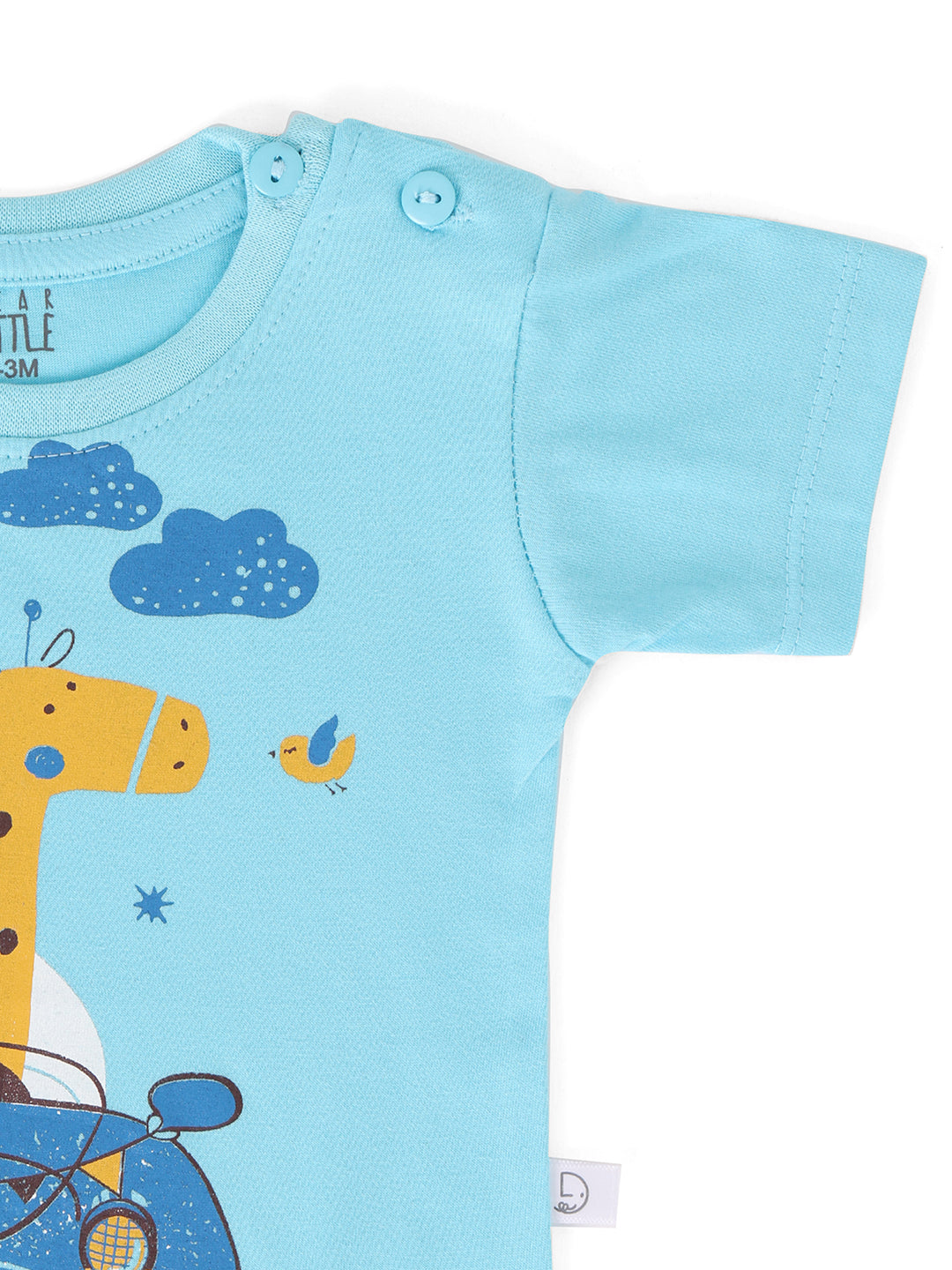 2-Pack Everyday Cotton Tees - Pink & Blue