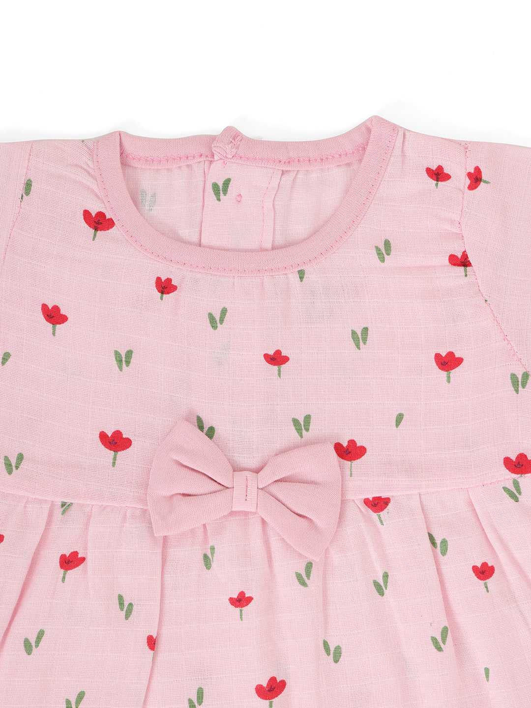 Newborn Muslin Pink Frock