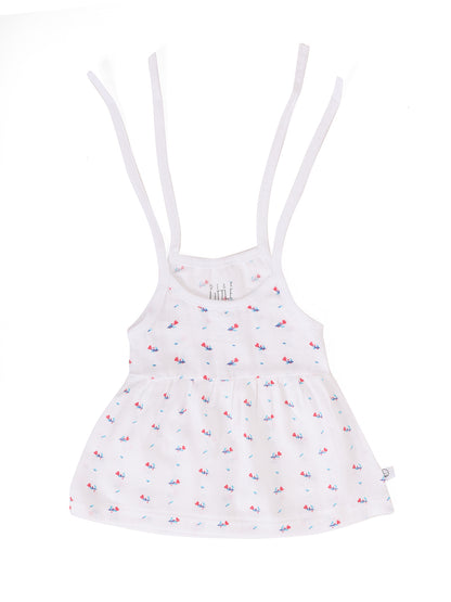 Pretty Petals Muslin Upknot Frock