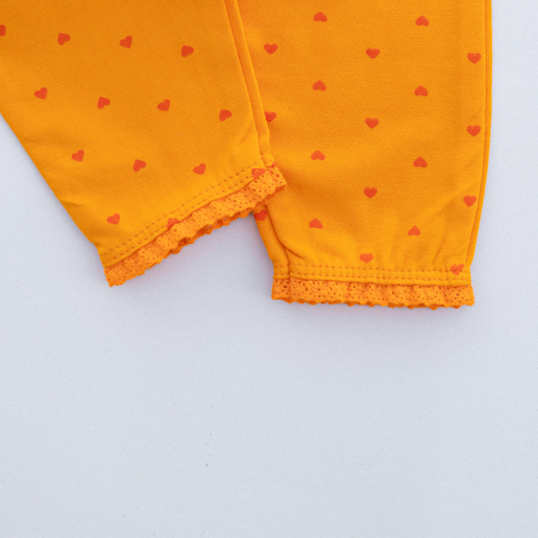 Newborn Co-ord Set Orange