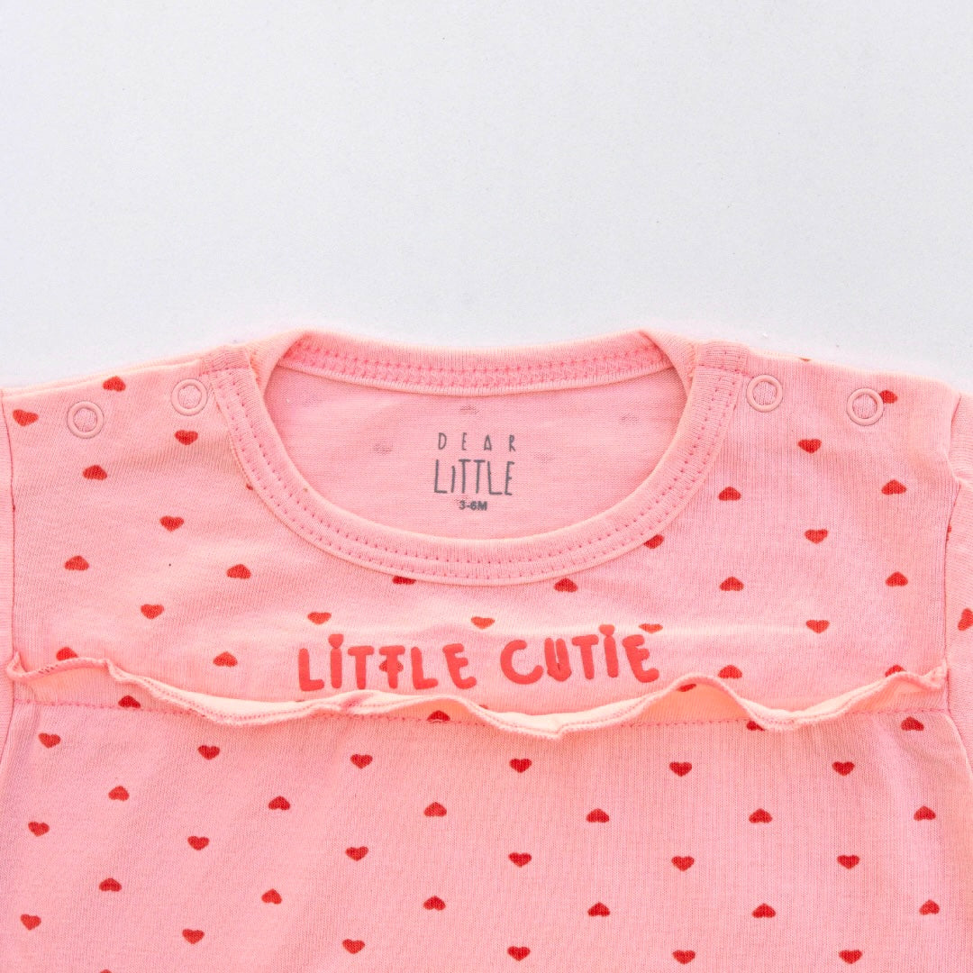 Little Cutie Co-ord Set Peach