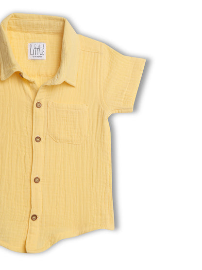 Yellow Baby Boy Shirts Online