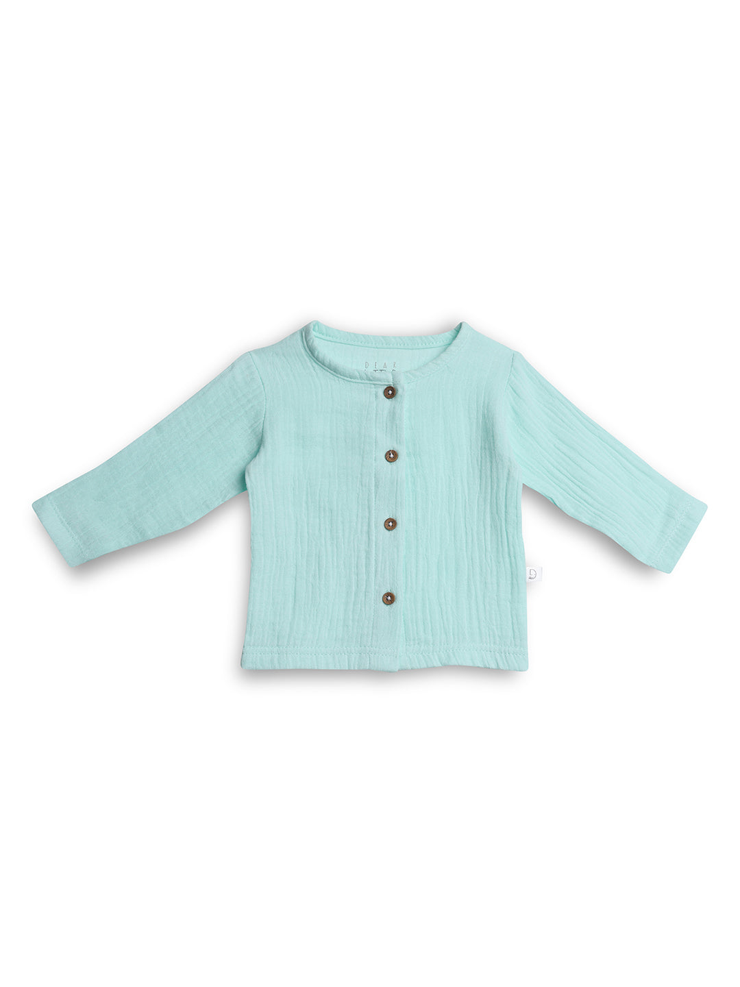 Baby Boy Muslin Top Blue