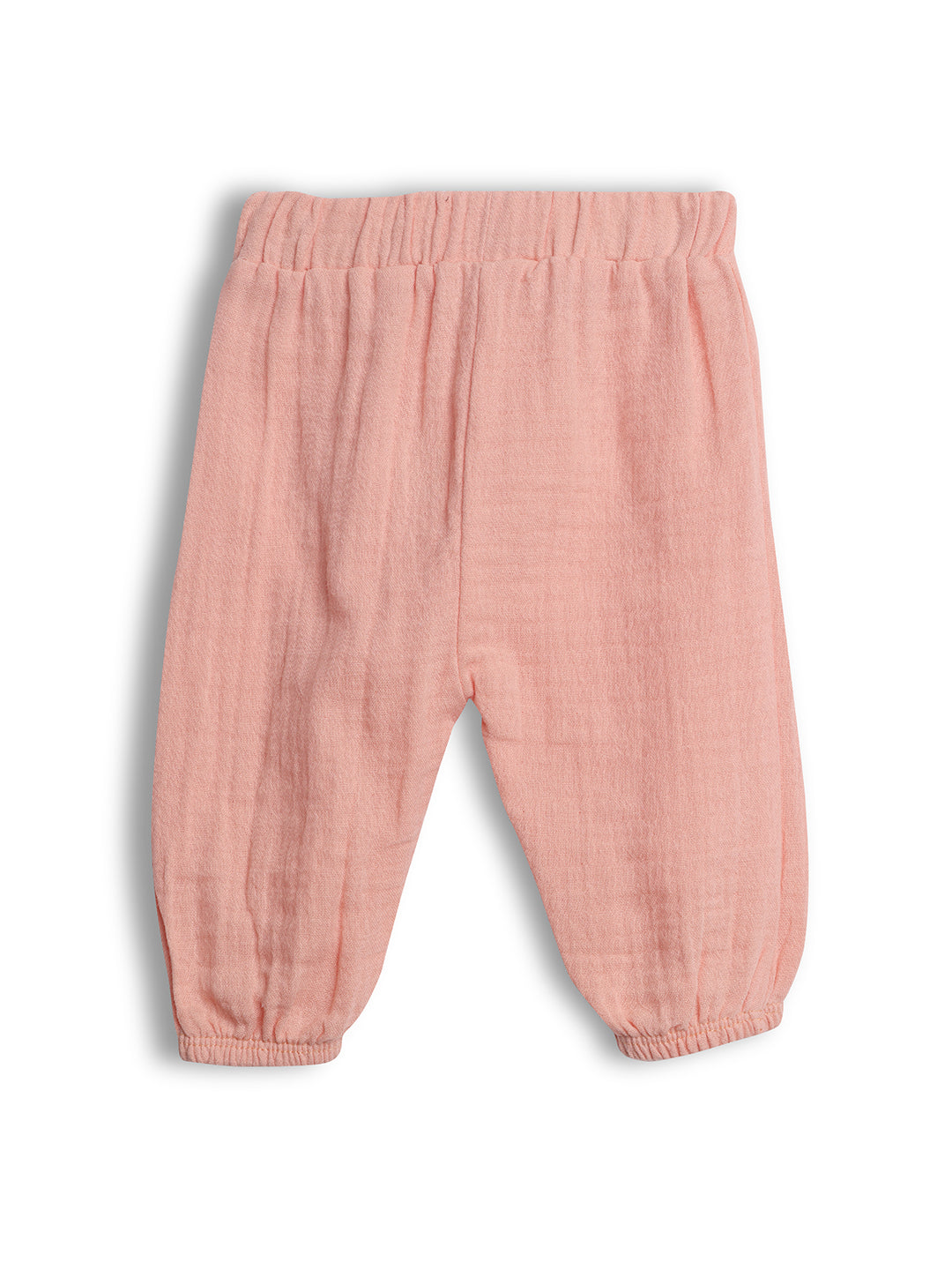 Muslin Full Sleeve Pant Co-ord Set - Light Orange