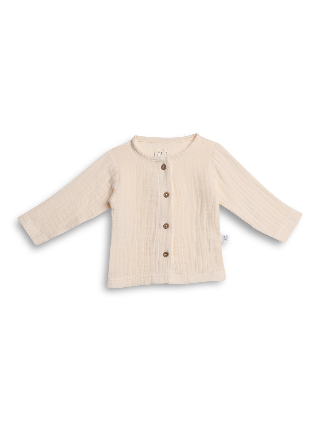 Baby Boy Muslin Top Vanilla