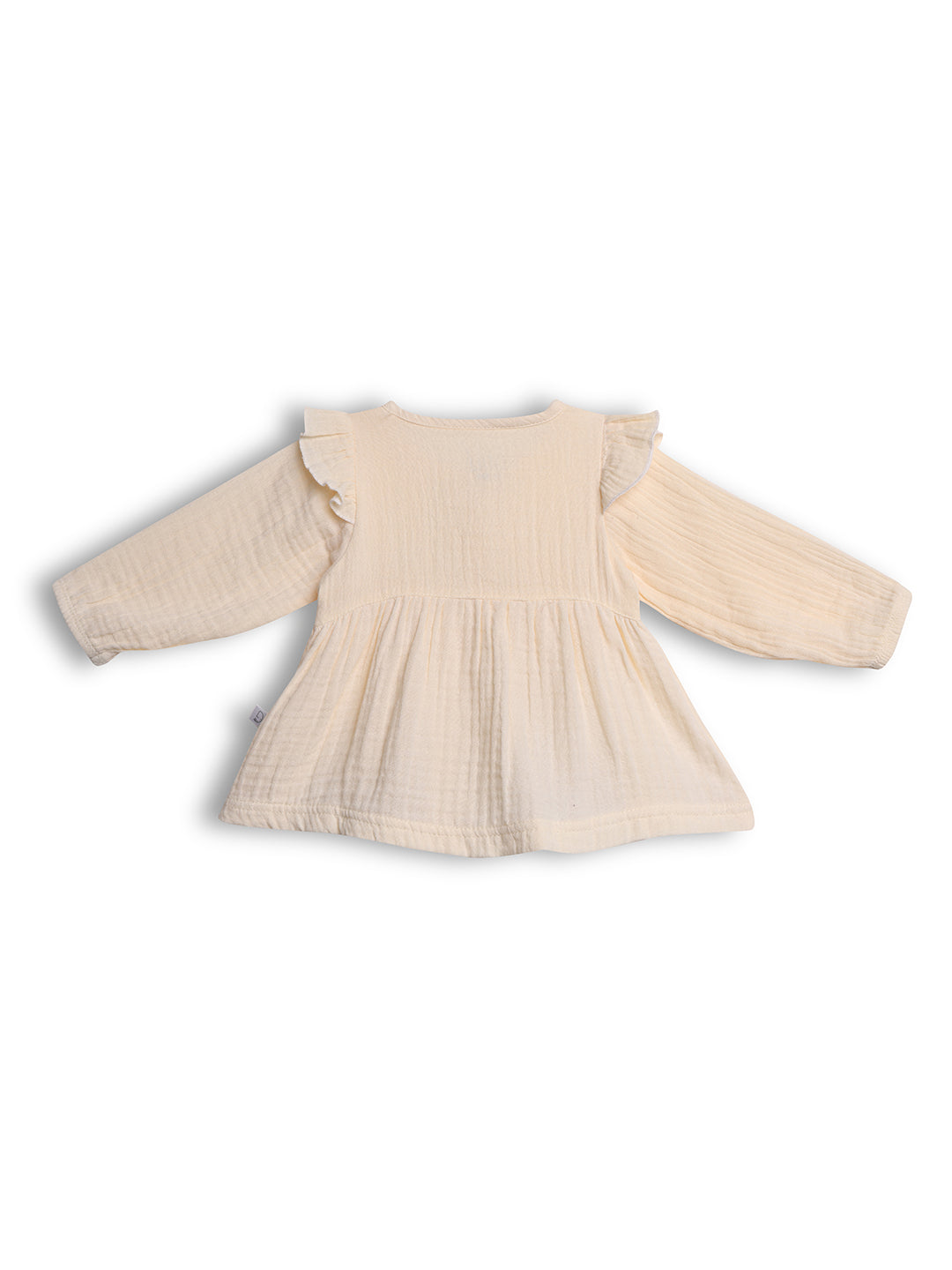 Newborn Muslin Frock Vanilla 