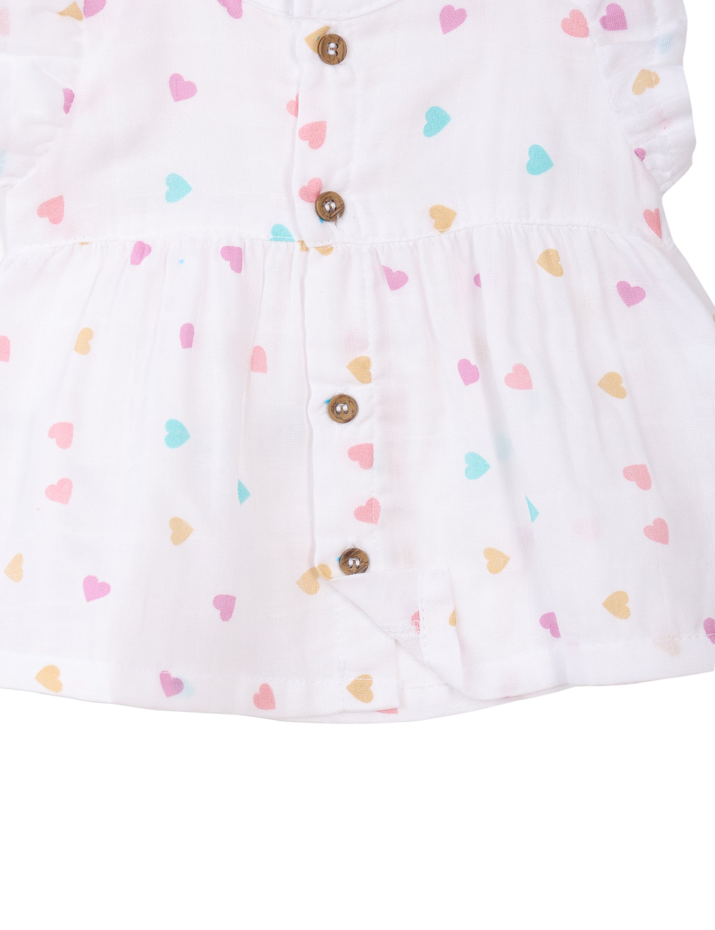 Ruffle Sleeve Frocks Newborn Wear