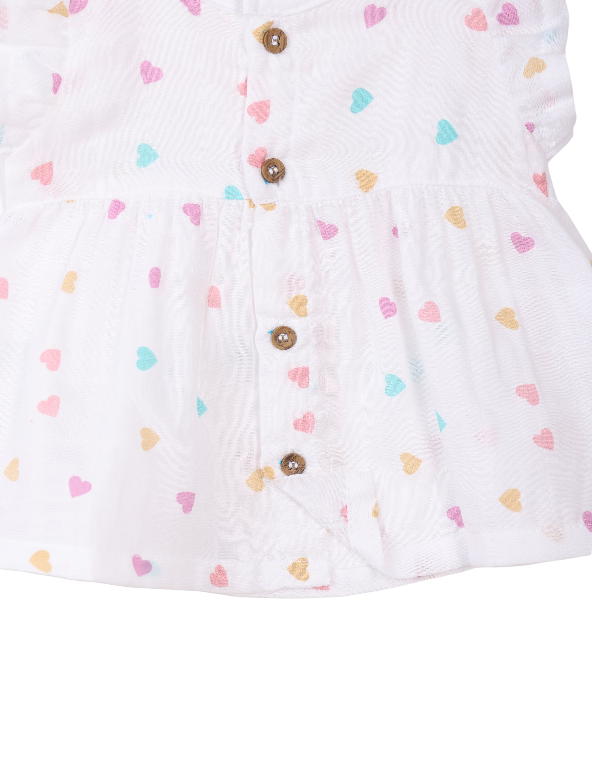 Ruffle Sleeve Frocks Newborn Wear
