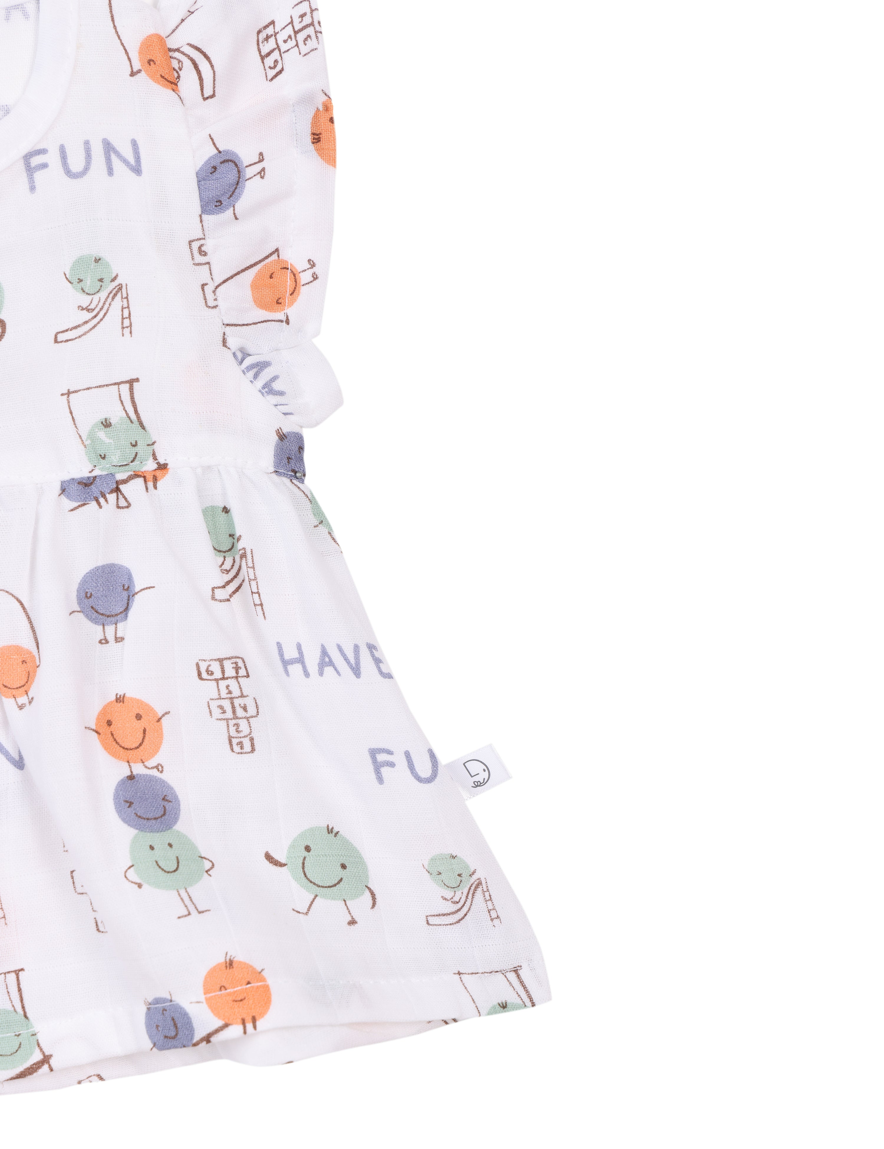 Ruffle Sleeve Frock for Baby Girls