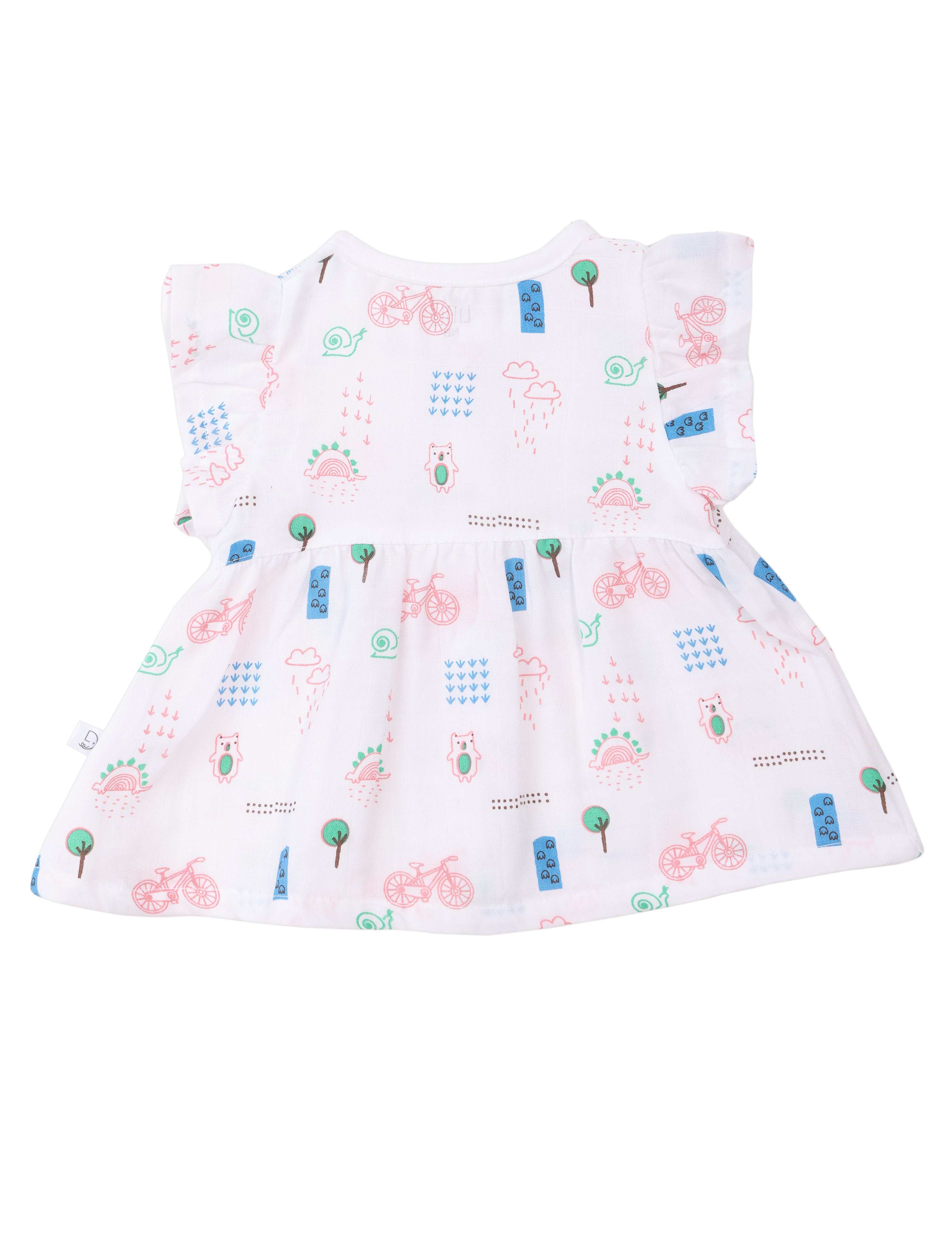 Newborn Ruffle Frock Cotton