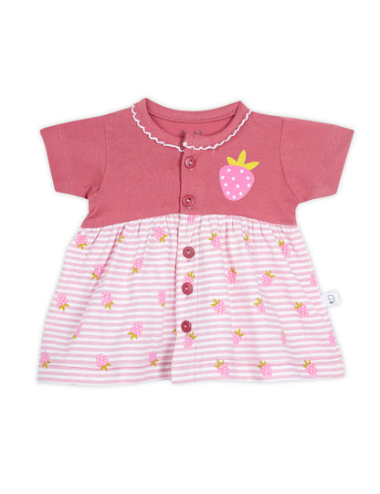 Strawberry Cotton Frock 